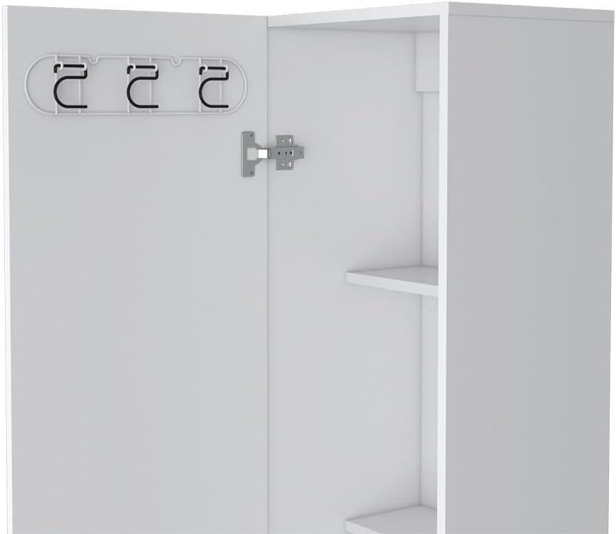 Modern Storage Cabinet, Tall Narrow Locker for Launday Living Room Hallway,for Kitchen Home