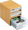 More Wood Storage Box A5 Chest H22 cm (3 Tier) WA – 512