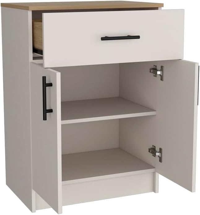 Modern Kitchen Pantry, Storage Cabinet, Engineered Wood, for Dining Room, Easy to Clean