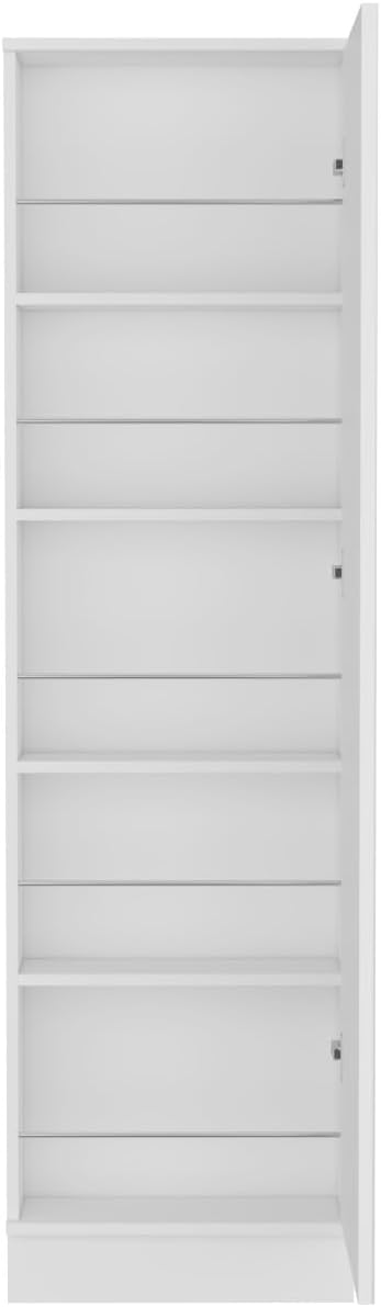 Modern Shoe Rack, Tall Shoe Storage Cabinet with Five Internal Storage Shelves,for Kitchen Home