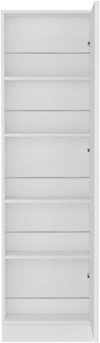 Modern Shoe Rack, Tall Shoe Storage Cabinet with Five Internal Storage Shelves,for Kitchen Home