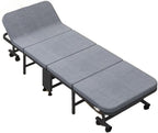 Camping Bed Folding Bed Sponge is an Ideal Choice for Families, Offices, and Travelers Folding Bed(XL)