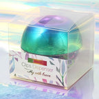 Rainbow Paper Clips Holder Medium Holographic Paper Clip Dispensers 100pcs 28mm Colorful Paperclips for Desk Organizer Accessories (Rainbow)