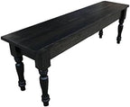 Franklin Farm Bench- Black (66)