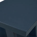 Furnifact Navy Blue, Side Table, Manufactured Wood Construction, Open Shelf, Durable Home Design, Warm Stylish Finish, Quality Build for Home