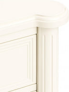 Design House Oxford Chest with Drawers, Antique White, 31.5 in H x 35.4 in W x 19.7 in D, 228353-AWT