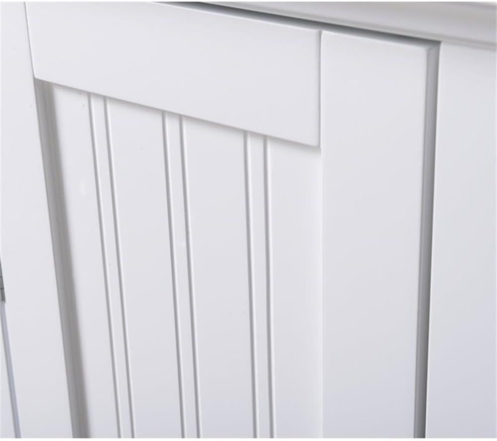 OS Home and Office Furniture 15" 1-Door Wood Kitchen Storage Pantry in White