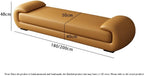 Modern Bed End Stool Bedroom Long Sofa Master Living Room Bedside Shoe Bench Entryway(Off-White,Medium)