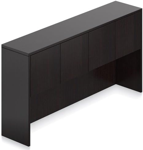 Offices To Go 71" Hutch 71"W X 15"D X 36"H Featuring Superior Laminate, Eco Friendly Construction, Contemporary Styling & Strong & Durable 3Mm PVC"Super Edge" - American Dark Cherry