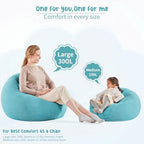 Bean Bag Chair Cover (No Filler) for Kids and Adults,Beanbag Stuffed Animal Storage Without Filling Plush Toys Holder and Organizer Soft Premium Corduroy 200L