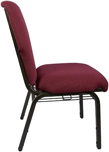 Flash Furniture Advantage Maroon Discount Church Chair - 21 in. Wide