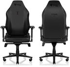 Secretlab Titan Evo Black Gaming Chair - Reclining, Ergonomic & Heavy Duty Computer Chair with 4D Armrests, Magnetic Head Pillow & Lumbar Support - Big and Tall Up to 395 lbs - Black - Leatherette