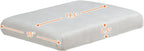 AFG Baby Furniture Alice Fabric Glider Ottoman Cushion Beige