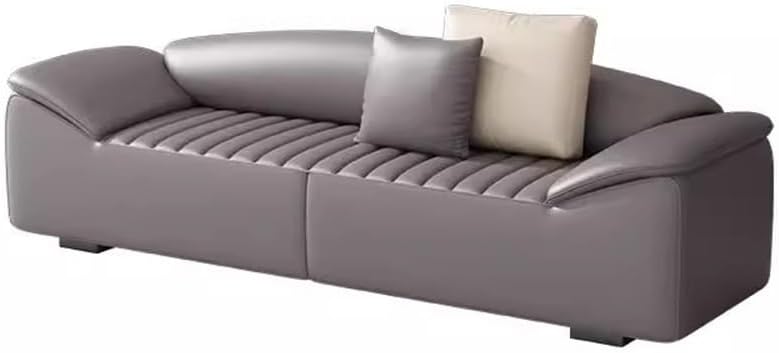 Modern Bed End Stool for Bedroom Living Room Bedside Long Bench Cloakroom Sofa Minimalist Couch Entryway(Purple Gray,Medium)