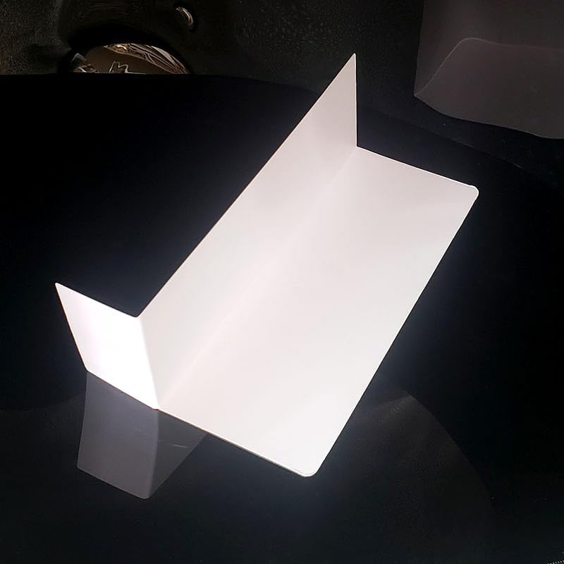 20 Pcs 30 * 12CM 1MM Separator Shelf Dividers Warehouse Shelf Isolation Board PVC Shelf Label for Supermarket Clothing Cabinet Storehouse Shelf, White