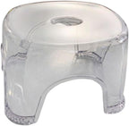 Shoe Changing Stool Transparent Acrylic Small Stool Non Slip Foot Rest Bench Multipurpose Stool Suitable for Kids Adults Home Porch Use