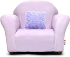 Plush Kids Chair with Soft Pillow – Durable Microsuede Upholstery, Padded Cushion, Wooden Frame, Easy to Clean, Ergonomic Design for Ages 2-5, Stylish & Cozy Chair for Playrooms & Bedrooms.