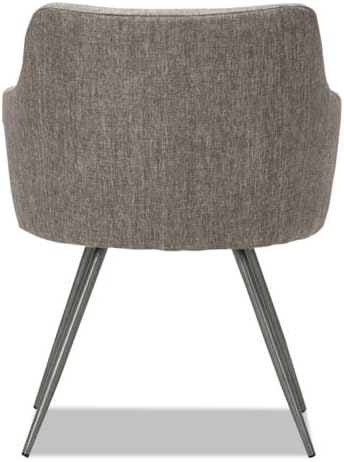 Alera Captain Series Guest Chair, Gray Tweed