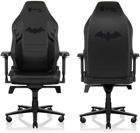 Secretlab Titan Evo Dark Knight Gaming Chair - Reclining, Ergonomic, Comfortable Computer Chair with 4D Armrests, Headrest & Lumbar Support - Regular - Black - Leatherette