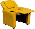 Custom Designed Kids Recliner with Cup Holder and Headrest with Your Personalized Name