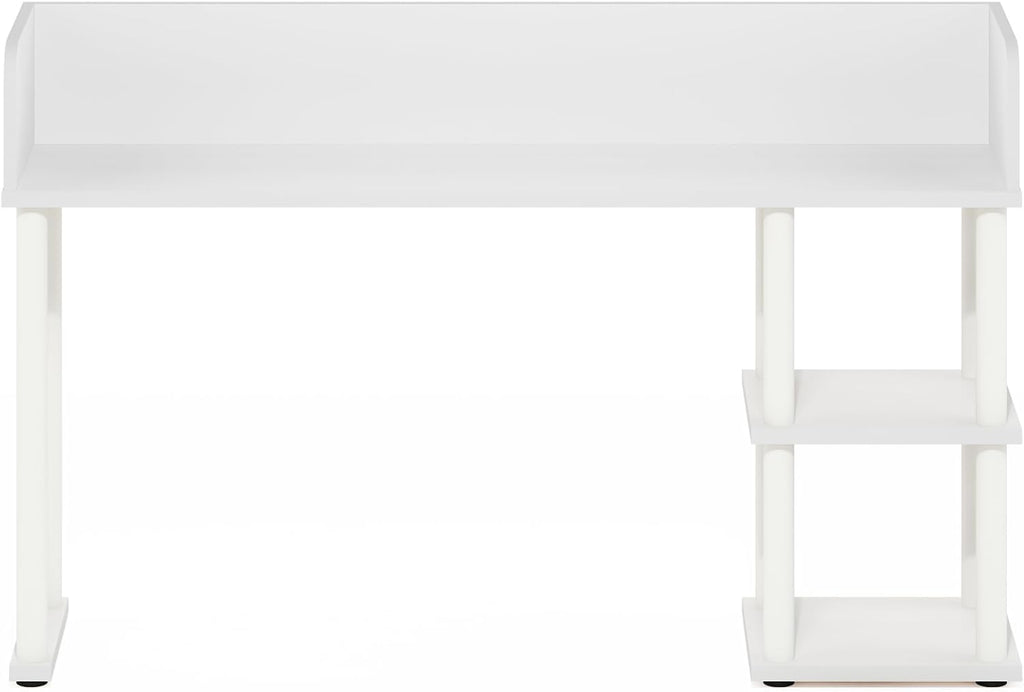 Furinno Classic Desk Shelf, 3-Shelf Desktop Hutch, Book Shelf, 3-Tier Desk Organzier, for Office Supplies, Office Desk Accessories, for Home Office, College, Dorm, White