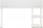 Furinno Classic Desk Shelf, 3-Shelf Desktop Hutch, Book Shelf, 3-Tier Desk Organzier, for Office Supplies, Office Desk Accessories, for Home Office, College, Dorm, White