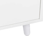 63'' Kitchen Pantry Cabinets with Microwave Shelf, Freestanding Pantry Cabinet with Doors & Countertop, Coffee Bar Hutch & Kitchen Hutch Storage Cabinet with Drawers for Dining Room (White)