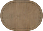 Bellemave 42"-58" Extendable Dining Table for 4-6, Farmhouse Round Kitchen Table with Removable Leaf and Crossed Legs for Kitchen, Dining Room (Espresso)