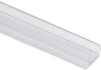 Novelty Lights 10 Pack 3/8in Rope Light Track, Made in USA 3 Feet Clear PVC Mounting Channels for Indoor or Outdoor Rope Lights, UV Treated, 360 Degree Lighting