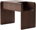 Side Table Sofa Coffee Living Room Corner Bedroom Nightstand Storage Small Side Table(Brown)