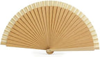 Jeffdad Classical Folding Fans Hand Fan, Decorative Folding Fans Elegant Fan for Women Classical Vintage Wooden Hand Fans Bamboo Handheld for Dancing Decoration Party