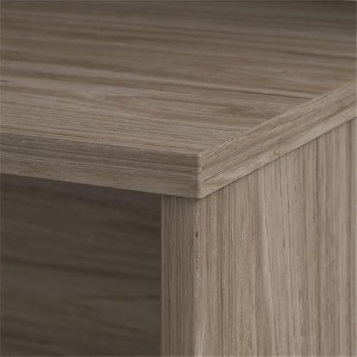 Bush Business Furniture Studio C 72W x 30D L Shaped Desk with Mobile File Cabinet and 42W Return in Modern Hickory