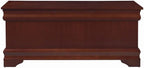 BOWERY HILL Traditional Wood Cedar Blanket Chest, Warm Brown Finish, 47" W x 17" D x 20" H, Cedar-Lined Interior, Solid Pattern, Versatile Storage for Hallway or Master Suite