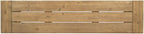 Outdoor Bench with Slat Panel Design and Acacia Wood Frame, Natural and Grey