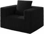 Small Boneless Sofa Chair No Assembly Couch in a Box Memory Foam Mini Cloud Reading Chair with Throw Pillow for Living Room Bedroom Playroom
