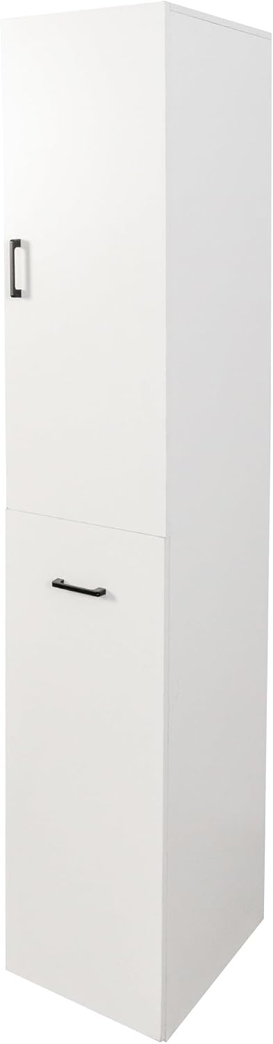 71" Spice Cabinet Pantry Cabinet for Kitchen, Tall Slim Storage Cart with Door & 3-Tier Shelf, Narrow Side of Fridge Next to Fridge Storage, Freestanding Narrow Pantry Cabinet for Small Spacem, White