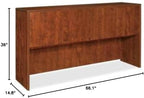Lorell Hutch with Doors, 66 by 15 by 36-Inch, Cherry