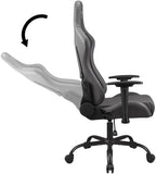 Game of Thrones - Gaming Chair or Office Chair, Adult Gamer Chair, Comfortable seat, Integrated headrest, Adjustable armrests and Height, Ergonomic backrest - Black