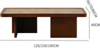 End Tables Burl Wood Coffee Table Unique Live Edge Top Modern Living Room Center(Small)