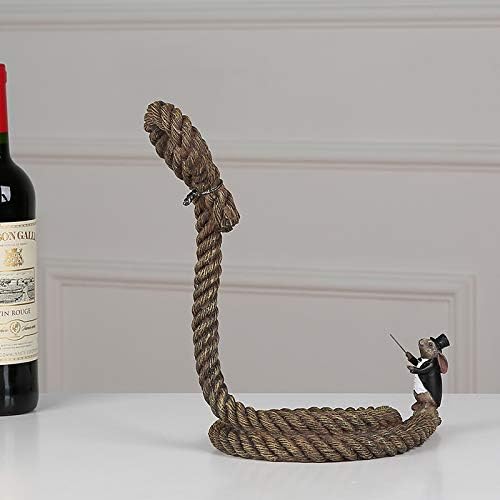 Festive Floating Wine Bottle Display - Enchanted Rabbit Conductor Rack with Levitating Magic, Christmas Home Decor for Fantasy Lovers & Imaginative Gift