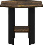 Furnifact Amber Pine Side Table with Elegant Finish, Modern Design, Durable Construction, Perfect for Accent and Living Room, Stylish Home Decor