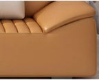 Modern Bed End Stool for Bedroom Living Room Bedside Long Bench Cloakroom Sofa Minimalist Couch Entryway(Orange,Small)