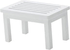 1Pc Hollow Emulation Side Table Lovely Decorative Tea Table Scene Prop (White)