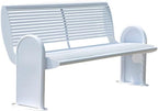 Patio Benches for Outdoors Park Chair Outdoor Long Leisure Stool Double Square Garden Community Scenic Bench Garden Benches for Outdoors