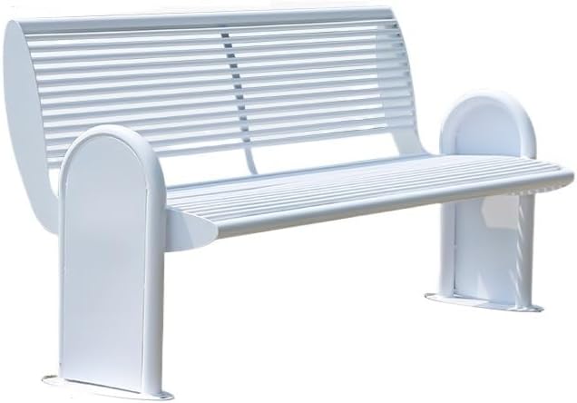 Patio Benches for Outdoors Park Chair Outdoor Long Leisure Stool Double Square Garden Community Scenic Bench Garden Benches for Outdoors