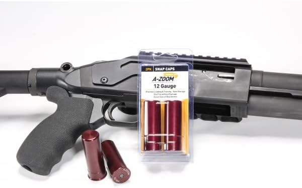 A-ZOOM 12 Gauge Snap-Cap, Red (12211), 2 Count (1 Pack)
