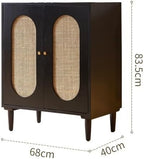 Entryway Cabinet Wooden Sideboard for Home Dining Room Large Capacity Storage Double Door Cabinet Home Retro Storage Cabinet Sideboard Storage Cabinet