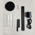 3 Pack Black Pendant Lights Kitchen Island, Modern Industrial Matte Black Hanging Light Fixtures, Adjustable Downrod Farmhouse Glass Pendant Lighting for Dining Room Bedroom Hallway Entryway
