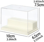 1 Pack 2-Tier Clear Acrylic Display Case with Solid Base - Dustproof Storage Cabinet for Figurines, Memorabilia & Collectibles