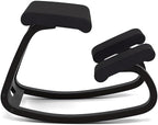 Varier Variable Black/Black Ergonomic Office Kneeling Chair for Desk – Back Pain Relief, Rocking Seat for Home, Study & Posture Support – 10 Year Manufacturer Warranty